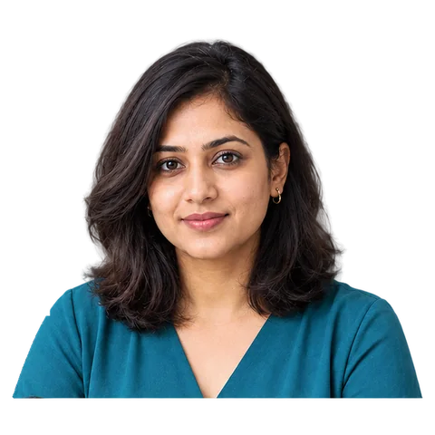 Fictional editorial persona · AI-generated portrait — Ananya Rao